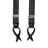 Black and White Striped Suspenders Alexandra Dobre